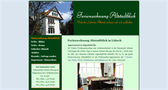 Desktop Screenshot of ferienwohnung-altstadtblick.de