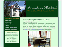 Tablet Screenshot of ferienwohnung-altstadtblick.de